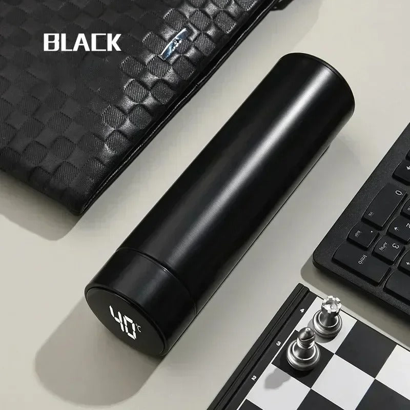 Thermos Bottle with Digital Temperature Display