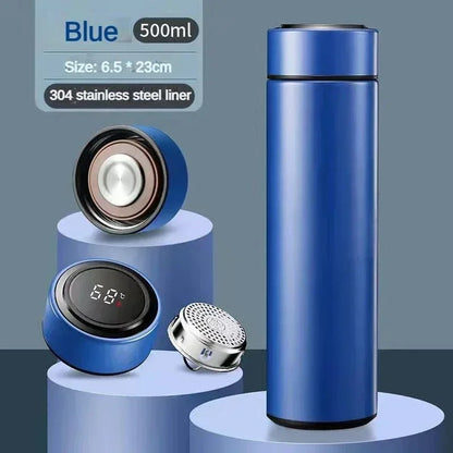 Thermos Bottle with Digital Temperature Display